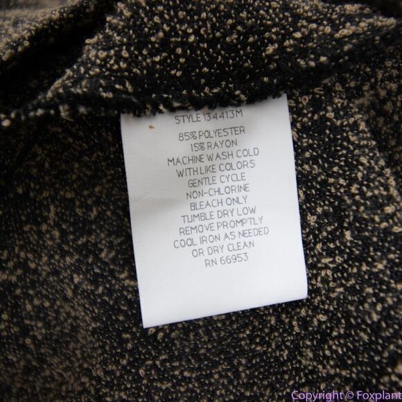 Vintage Leslie Fay scoop neck sleeveless midi dress, size 16 - Picture 14 of 15